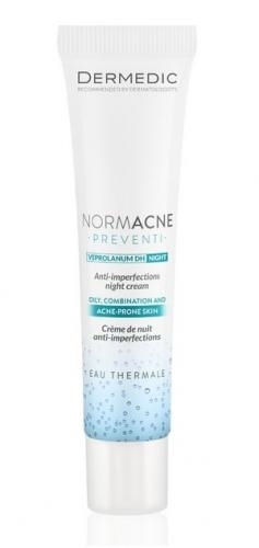 Zdjęcie Dermedic Normacne Krem niwelujący niedoskonałości na noc, 40 ml