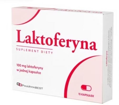 Zdjęcie Laktoferyna kaps. 0,1 g 15 kaps.