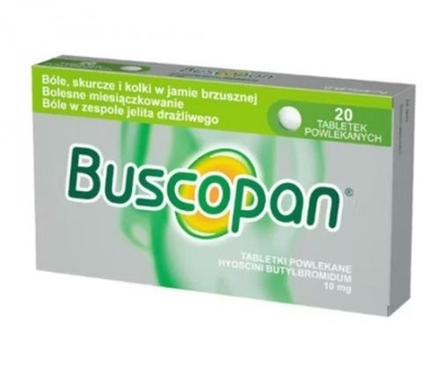 Zdjęcie Buscopan tabl.powl. 0,01 g 20 tabl.