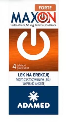 Zdjęcie Maxon Forte tabl.powl. 0,05 g 4 tabl.