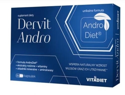 Zdjęcie Dervit Andro, 60 kapsułek twardych