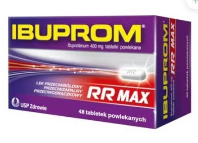 Zdjęcie Ibuprom RR tabl.powl. 0,4 g 48 tabl.