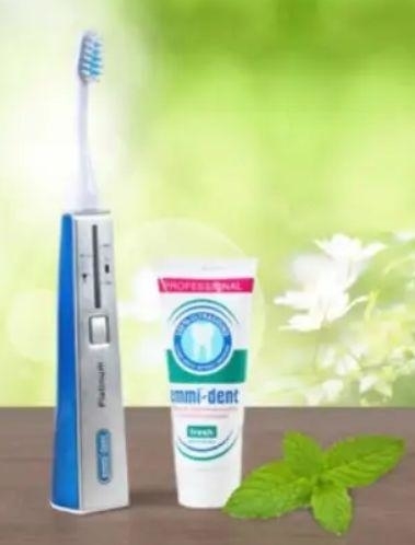 Zdjęcie Emag Emmi-dent Szczoteczka ultradźwiękowa Emmi-dent Care Platinum Blue