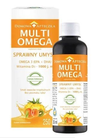 Zdjęcie Domowa Apteczka Multiomega płyn 250 ml