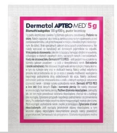 Zdjęcie Dermatol APTEO MED puderleczn. 100g/100g 5