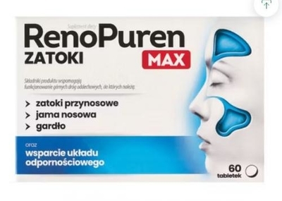 Zdjęcie RENOPUREN zatoki (MAX) tabl. 60 tabl.