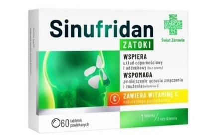Zdjęcie Sinufridan Zatoki *60tabl Świat zdrowia