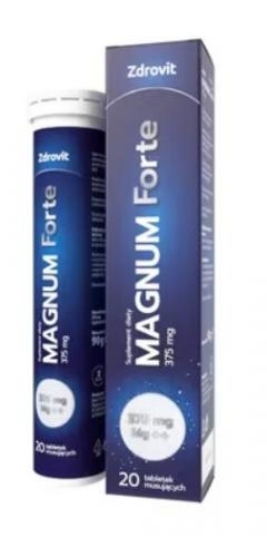 Zdjęcie Zdrovit Magnum Forte 375 tabl.mus. 0,375g 