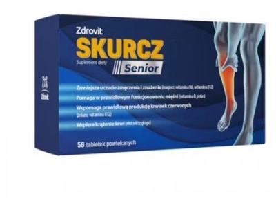 Zdjęcie Zdrovit Skurcz Senior tabl.powl. 56tabl.