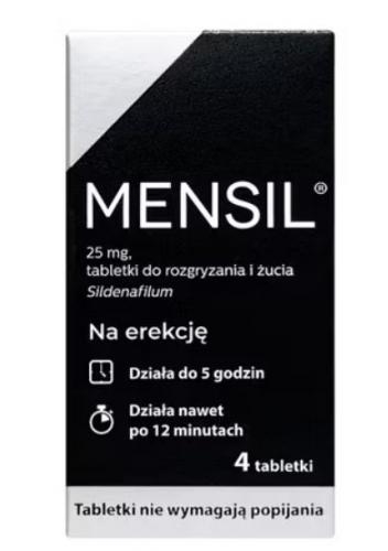 Zdjęcie Mensil tabl.dorozgryz.iżucia 25mg 8tabl.