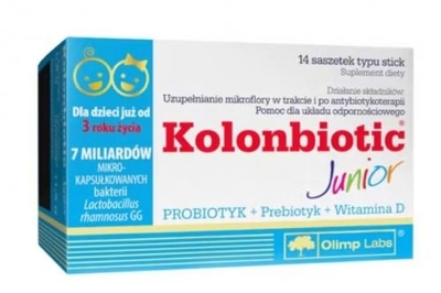 Zdjęcie Olimp Kolonbiotic Junior prosz. 14 sasz.