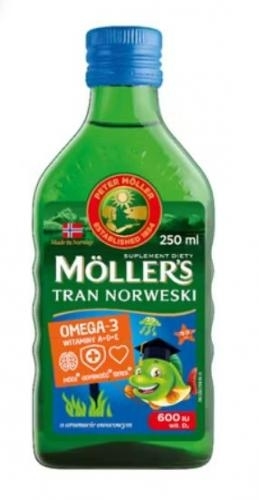 Zdjęcie Moller's Tran Norweski owocowy płyn 250ml