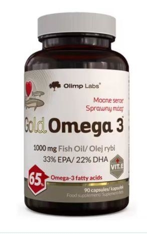 Zdjęcie Olimp Gold Omega 3 65% 90 kapsułek