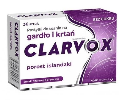 Zdjęcie Clarvox Porzeczka pastyl.dossania 36pastyl