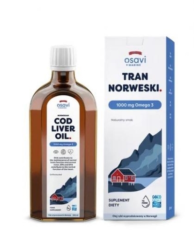 Zdjęcie Osavi Norwegian Cod Liver Oil 500 ml