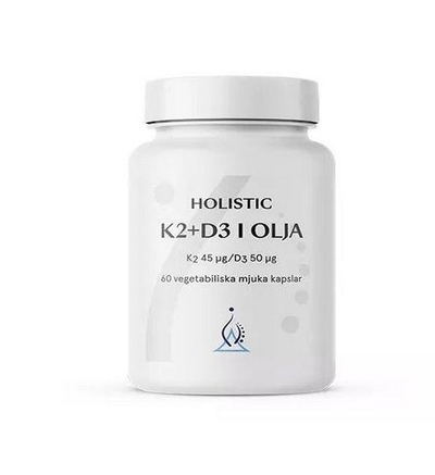 Zdjęcie Holistic K2+D i kokosolja witamina K2 MK-7