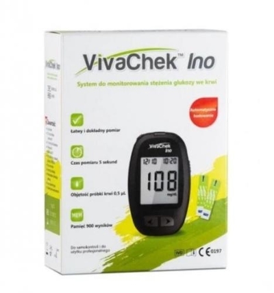 Zdjęcie Glukometr VivaChek Ino - zestaw 1 sztuka