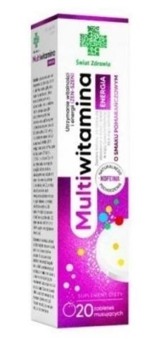 Zdjęcie Multiwitamina Świat Zdrowia tabl.mus. 20ta