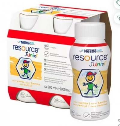 Zdjęcie Resource Junior Płyn sm.waniliowy 200ml(4b