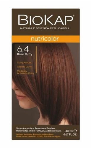 Zdjęcie BIOKAP N farba 6.4 miedz.curry 140ml