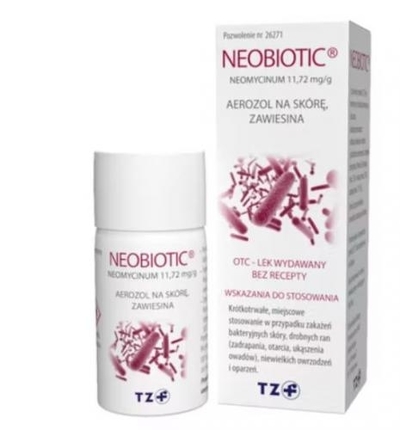 Zdjęcie Neobiotic aer.naskór.,zaw. 0,01172g/g 16g