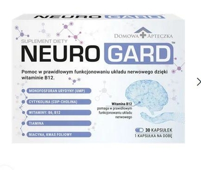 Zdjęcie Domowa Apteczka Neuro Gard kaps. 30kaps.