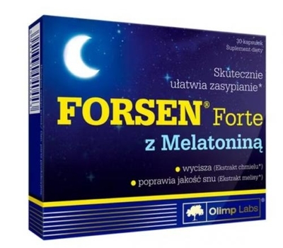 Zdjęcie Olimp Forsen Forte z melatoniną 30kaps