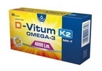 Zdjęcie D-Vitum 4000 j.m. K2 MK7 Omega-3 40 kapsułek