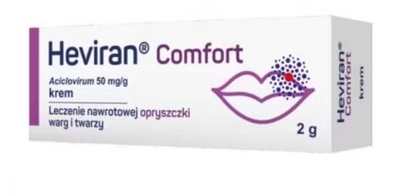 Zdjęcie Heviran Comfort krem 50 mg/g 2 g (tub.)