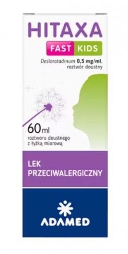 Zdjęcie Hitaxa Fast Kids roztw.doust. 500mcg/ml 60