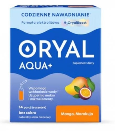 Zdjęcie Oryal Aqua+ mango, marakuja saszet. 14sasz