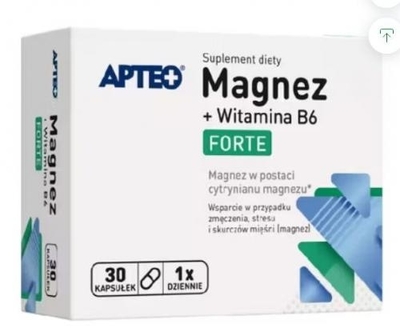 Zdjęcie Magnez Forte + Wit. B6 APTEO kaps. 30kaps.