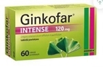Zdjęcie Ginkofar Intense tabl.powl. 0,12g 60tabl.