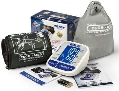 Zdjęcie Ciśnieniomierz elektroniczny Techmed TMA-20 SMART cichy, arytmia