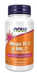 Zdjęcie Now Foods Mega D3 I K2 MK7 120...
