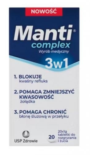 Zdjęcie Manti Complex tabl.dorozgryz.iżucia 20tabl