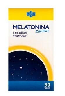 Zdjęcie Melatonina Polfarmex tabl. 5mg 30tabl.