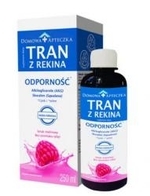Zdjęcie Domowa Apteczka Tran z Rekina malina 250ml
