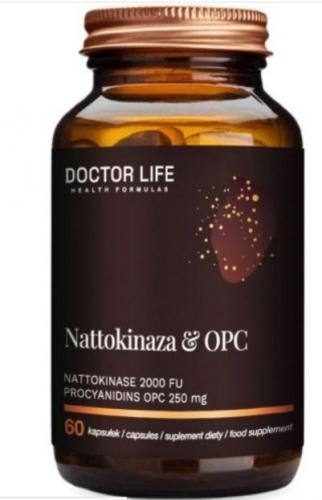 Zdjęcie Doctor Life Nattokinaza & OPC kaps. 60kaps