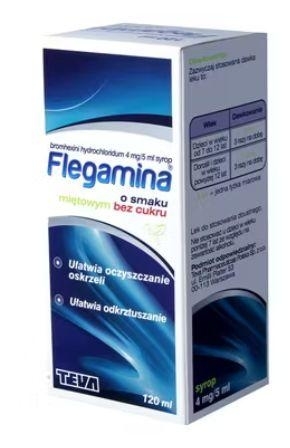 Zdjęcie Flegamina sm.miętowym b/cukru syrop 120ml