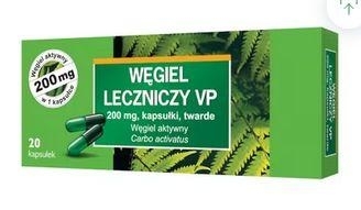 Zdjęcie Węgiel leczniczy VP kaps. 0,2g 20kaps.(2bl