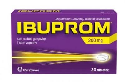 Zdjęcie Ibuprom tabl.powl. 200 mg 20 tabl.