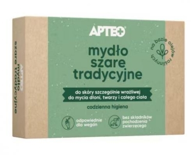 Zdjęcie APTEO Mydło szare tradycyjne kostka 100g