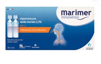 Zdjęcie MARIMER Inhalation 2,2% Hipertonic x30amp.